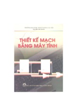 Thiết kế mạch bằng máy tính (nxb khoa học kỹ thuật 2003)   nguyễn linh giang, 298 trang