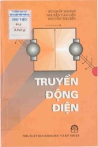 Truyền động điện (nxb khoa học kỹ thuật 2001)   bùi quốc khánh & nguyễn văn liễn, 314 trang