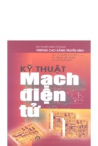 Kỹ thuật mạch điện tử   ths. vũ xuân coóng, 282 trang