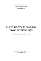 Bảo vệ rơle và tự động hóa trong hệ thống điện (nxb đại học quốc gia 2005)   nguyễn hoàng việt, 492 trang