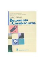 Giáo trình đo lường và cảm biến đo lường   nguyễn văn hòa, 390 trang