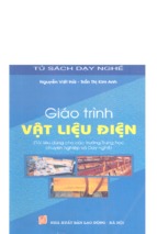 Thcn.giáo trình vật liệu điện    nguyễn viết hải, 109 trang