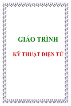 Giáo trình kỹ thuật điện tử   lê thị hồng thắm, 123 trang