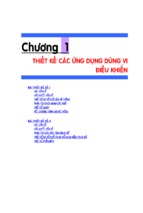 Spkt.thiết kế các ứng dụng dùng vi điều khiển   nguyễn đình phú, 36 trang