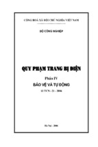 Quy phạm trang bị điện 4   bảo vệ và tự động