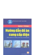 Thcn.giáo trình hướng dẫn đồ án cung cấp điện   lê đình bình, 187 trang