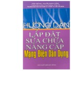 Hướng dẫn lắp đặt sửa chữa nâng cấp mạng điện dân dụng   trần thế san, 226 trang