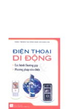 điện thoại di động các bệnh thường gặp & phương pháp sửa chữa   nhiều tác giả, 156 trang