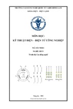 Kỹ thuật điện, điện tử công nghiệp   lê viết thành, 156 trang