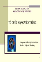 Slide.tổ chức mạng viễn thông 2013   đoàn thị thanh thảo, 148 trang