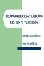 Slide.điều khiển logic   lê tấn dục, 126 trang