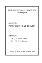 Spkt.bài giảng điều khiển lập trình 2   ths. nguyễn tấn đời & ths. tạ văn phương, 154 trang