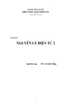 đhtn.bài giảng nguyên lý điện tử 2   ths. vũ chiến thắng, 118 trang