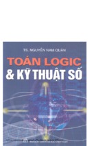 Toán logic & kỹ thuật số   ts. nguyễn nam quân, 426 trang