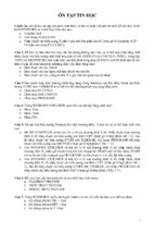 Câu hỏi trắc nghiệm ôn thi công chức kho bạc