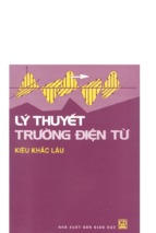 Lý thuyết trường điện tử   kiều khắc lâu, 126 trang