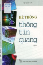 Hệ thống thông tin quang tập 1   ts.vũ văn san, 280 trang