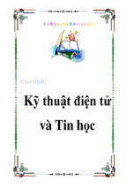 Giáo trình kỹ thuật điện tử và tin học   trần tiến phúc, 238 trang