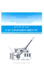 KỸ THUẬT HÀN CÁC LINH KIỆN ĐIỆN TỬ