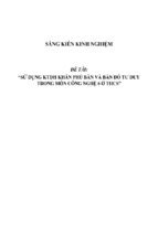 Sáng kiến kinh nghiệm skkn sử dụng ktdh khăn phủ bàn và bản đồ tư duy trong môn công nghệ 6 ở thcs