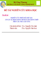 Nghiên cứu thiết kế, chế tạo cơ cấu tự động đóng mở mái che giếng trời trên các nhà cao tầng