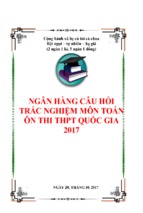 3750 CÂU TRẮC NGHIỆM TOÁN ÔN THI THPT QUỐC GIA 2017 (FREE)