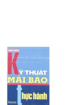 KỸ THUẬT MÀI BÀO THỰC HÀNH