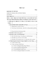 Hoàn thiện kế toán tiêu thụ & xác định kết quả tiêu thụ thành phẩm tại công ty cổ phần cao su sao vàng