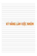 Bài giảng kỹ năng làm việc nhóm