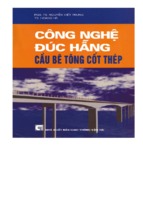 CÔNG NGHỆ ĐÚC HẪNG CẦU BÊ TÔNG CỐT THÉP