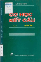 CƠ HỌC KẾT CẤU TẬP 2