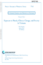 Exposure to floods, climate change, and poverty in vietnam