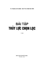 BÀI TẬP THỦY LỰC CHỌN LỌC