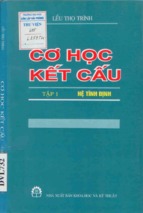 CƠ HỌC KẾT CẤU TẬP 1