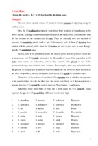 đáp án gap filling