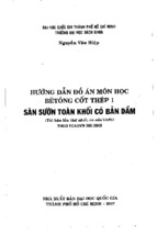 HƯỚNG DẪN ĐỒ ÁN MÔN HỌC BÊ TÔNG CỐT THÉP 1