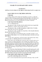 Tài liệu kiến thức chung thi công chức hành chính