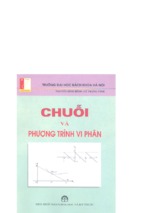 Chuỗi và phương trình vi phân   đh bách khoa hà nội