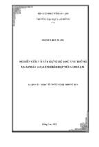 Luận văn thạc sĩ công nghệ thông tin nghiên cứu và xây dựng bộ lọc ảnh thông qua phân loại ảnh kết hợp với gom cụm