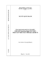 Luận văn thạc sĩ công nghệ thông tin ứng dụng bản đồ tự tổ chức som (self organizing map) phát hiện phát tán virus máy tính qua hành vi