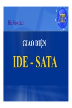 Bài thuyết trình giao diện ide   sata