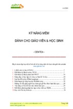 Kỹ năng mềm cho học sinh và giáo viên