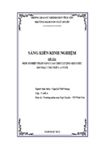 Skkn một số biện pháp nâng cao chất lượng giáo dục âm nhạc cho trẻ 5   6 tuổi