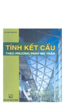 TÍNH KẾT CẤU THEO PHƯƠNG PHÁP MA TRẬN