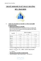 Tiểu luận kỹ thuật thi công   trạm bơm