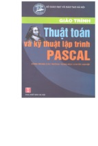 Giáo trình thuật toán và kỹ thuật lập trình pascal