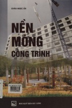 GIÁO TRÌNH NỀN MÓNG CÔNG TRÌNH