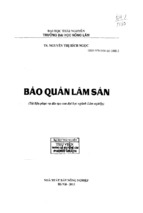 Bảo quản lâm sản.