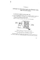 Giáo trình lắp đặt và vận hành máy lạnh chương 4 lắp đặt và vận hành máy hút ẩm máy kem, máy đa dân dụng