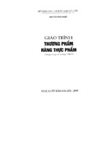 Giáo trình thương phẩm hàng thực phẩm   đại cương về hàng thực phẩm